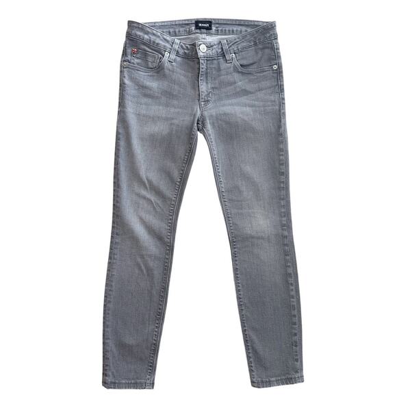 Hudson Jeans Womens Sz 27 Gray Krista Super Skinny Low Rise Preppy Bodycon - Picture 2 of 16